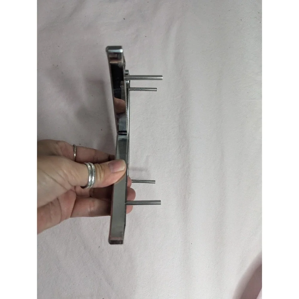 letter K silver Metal‎ sign retail display room Art craft Business initial 5.5